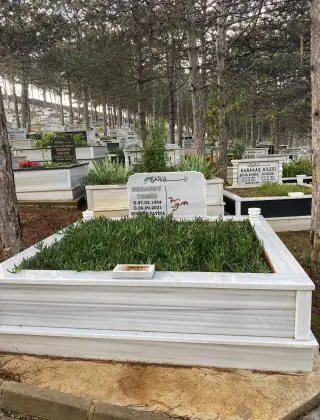 Çift kişilik mermer mezar modeli 1