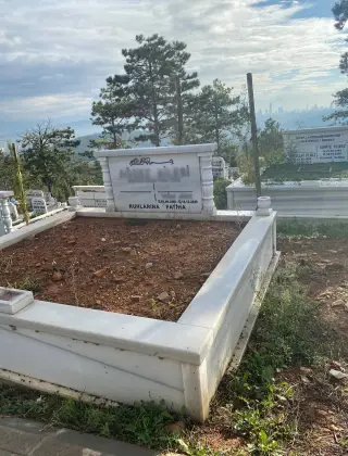 Çift kişilik mermer mezar modeli 4